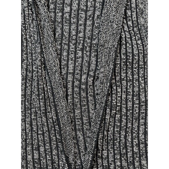Dana Buchman Womens Black White Open Cardigan XS Linen Blend EUC - Picture 5 of 7